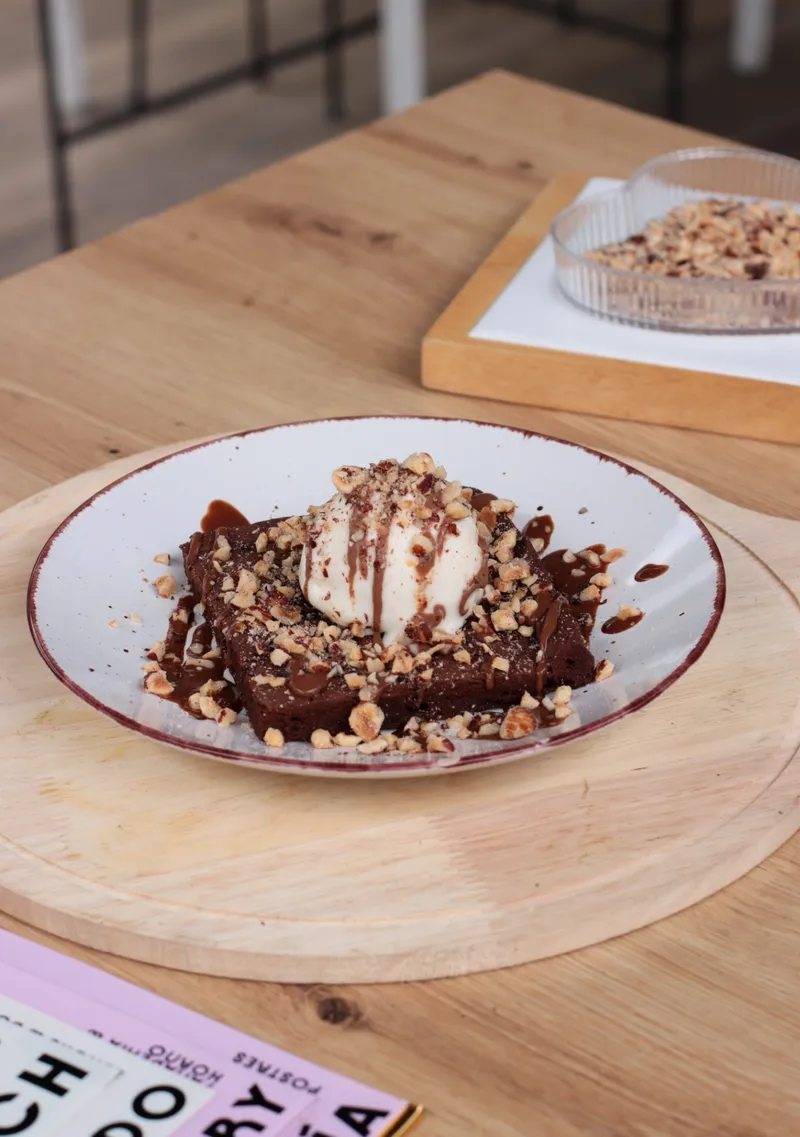 BROWNIE KETO CON HELADO KETO (low carb)